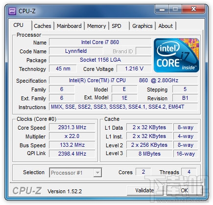 CPU-Z 64位(2)