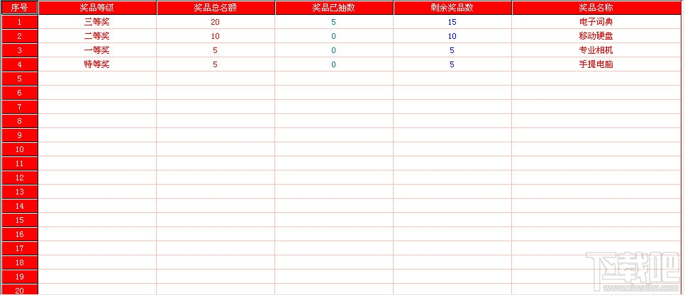 幸运星全能抽奖系统(1)