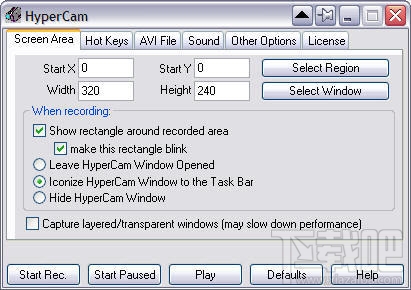 HyperCam屏幕录像软件(1)