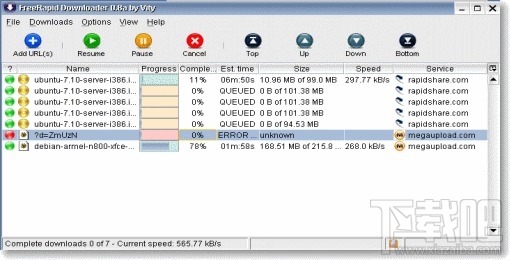 FreeRapid Downloader(3)