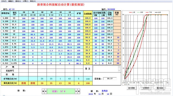 沥青级配自动计算(1)