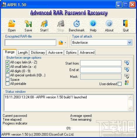 rar密码和谐工具Advanced RAR Password Recovery(1)