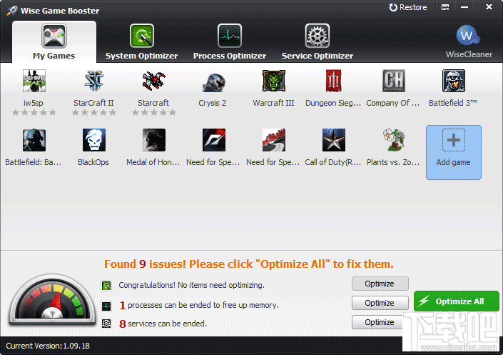 Wise Game Booster(游戏优化工具)(1)
