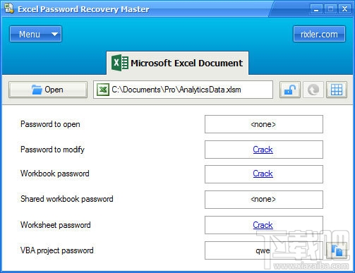 Excel Password Recovery(1)