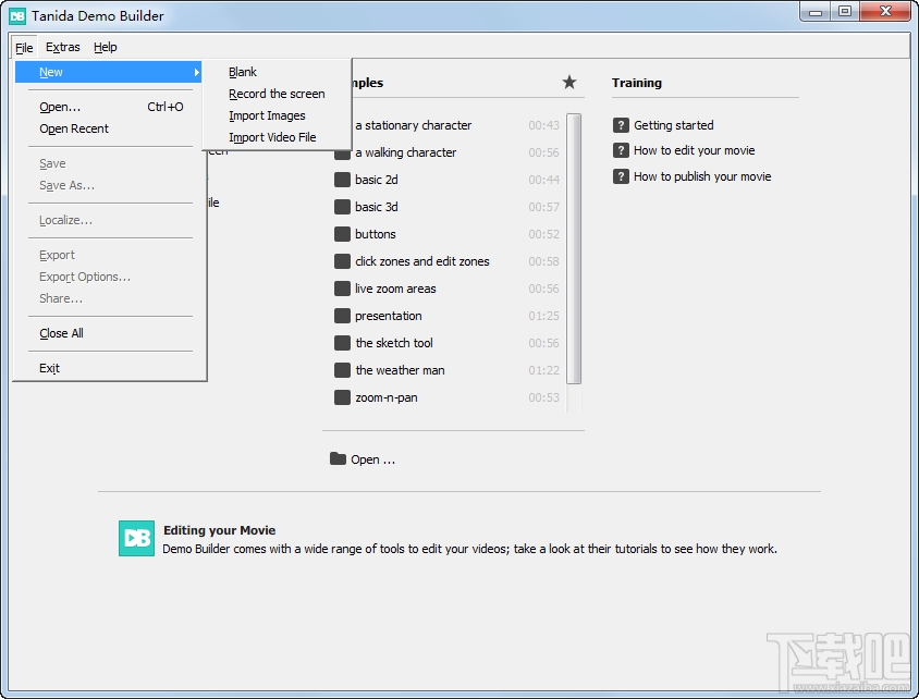 Tanida Demo Builder(3)