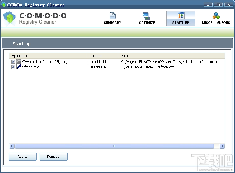 COMODO Registry Cleaner(2)