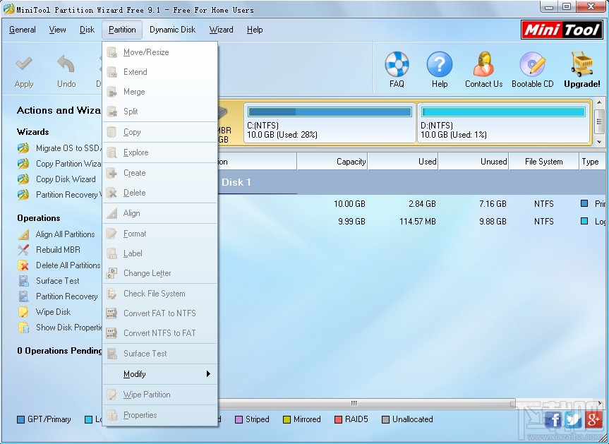 Partition Wizard Home Edition(2)