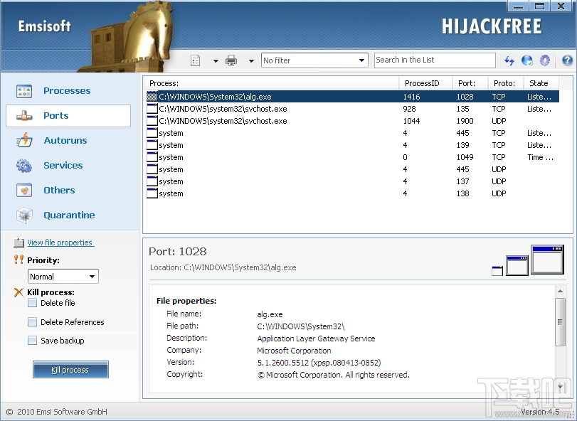 Emsisoft HiJackFree(3)