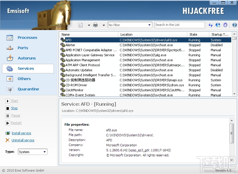 Emsisoft HiJackFree(1)