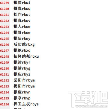 极品五笔十万条五笔词组(2)