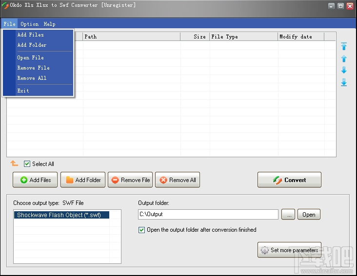 Okdo Xls Xlsx to Swf Converter(3)