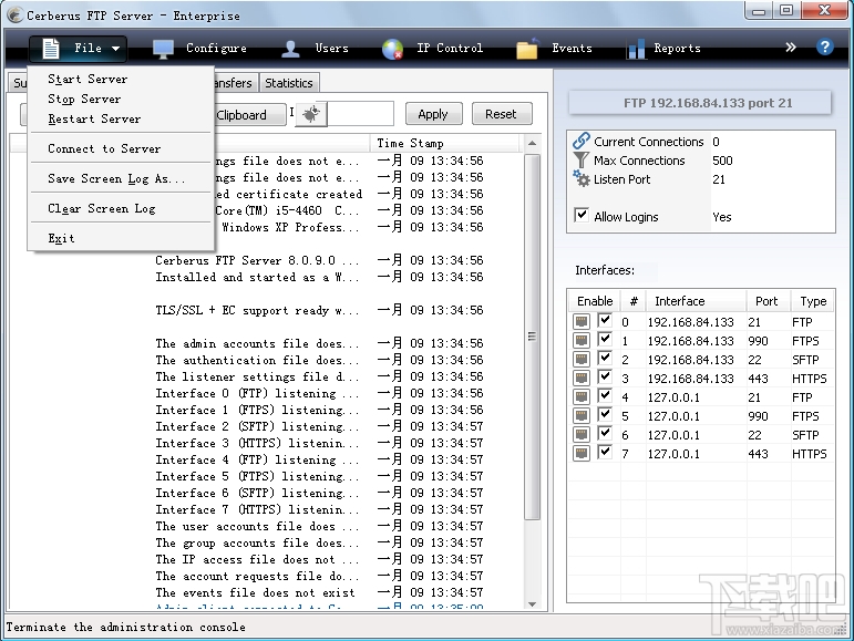 Cerberus FTP Server(FTP服务器)(3)