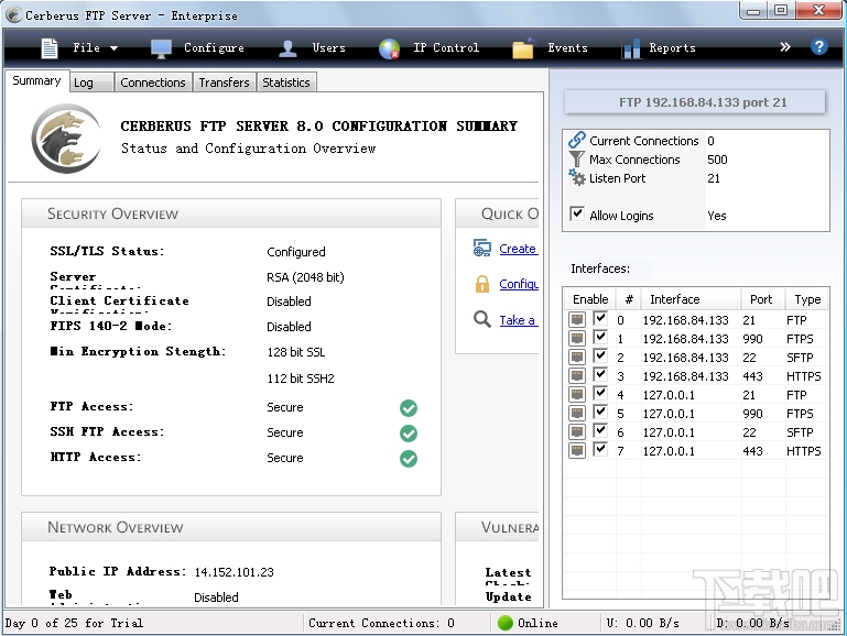 Cerberus FTP Server(FTP服务器)