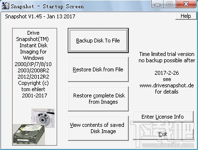 Drive SnapShot(磁盘镜像备份工具)