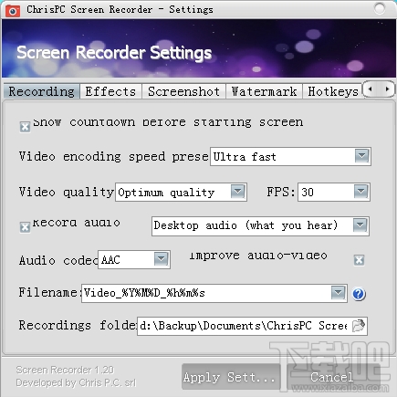 ChrisPC Screen Recorder(3)