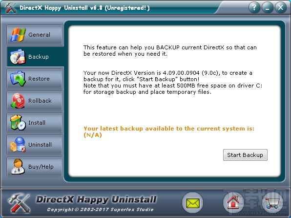 DirectX Happy Uninstall(1)