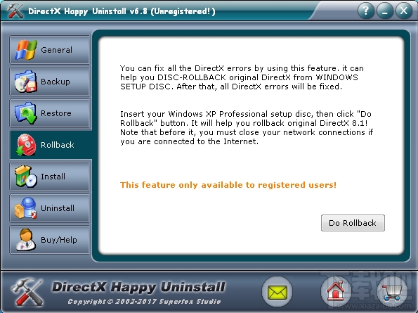 DirectX Happy Uninstall(2)