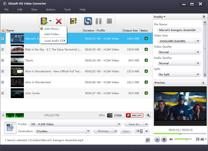 Xilisoft HD Video Converter6(2)