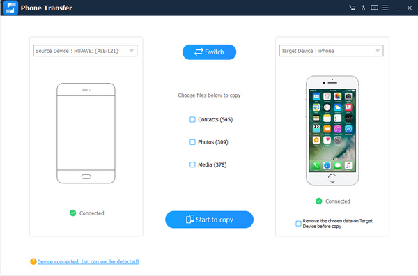 Apeaksoft phone transfer(3)