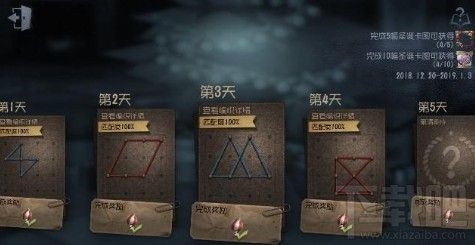 第五人格双旦活动第四天第四幅简笔画怎么过