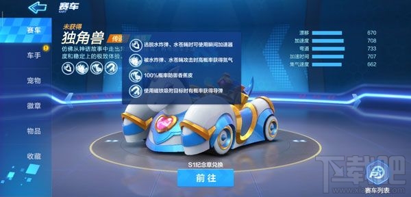 跑跑卡丁车手游独角兽好用吗 独角兽技能属性及获得方法