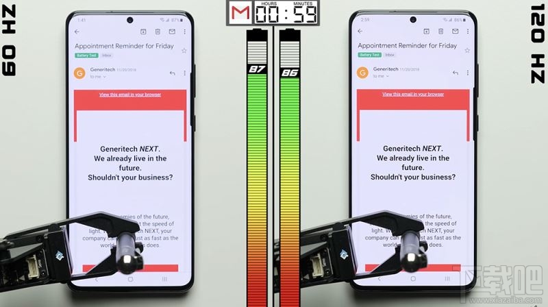 120Hz和60Hz哪个耗电快？三星S20 120Hz和60Hz刷新率耗电对比