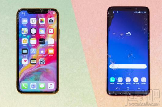 iPhone X与三星Galaxy S9屏幕硬度对比测评