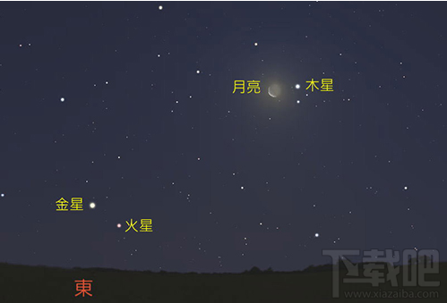 周末上演“木星合月”：23日晚到24日凌晨观天象