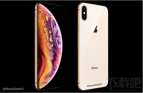 苹果iPhone XS金色版渲染图一览：金色边框+粉白后壳