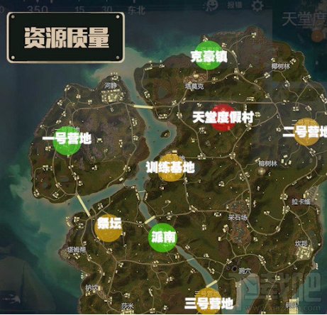 绝地求生刺激战场热情雨林高级资源点汇总一览