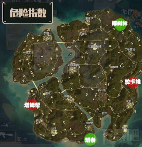 绝地求生刺激战场热情雨林高级资源点汇总一览