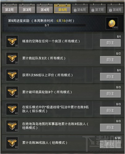 绝地求生刺激战场S4赛季第5周挑战任务完成攻略