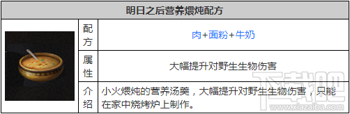 明日之后营养煨炖怎么做 明日之后营养煨炖制作攻略