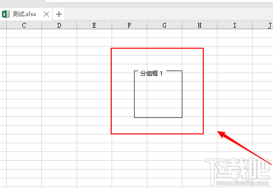 excel2019表格怎么插入分组框控件？