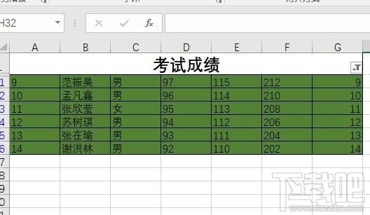 excel2019表格怎么按颜色筛选数据?