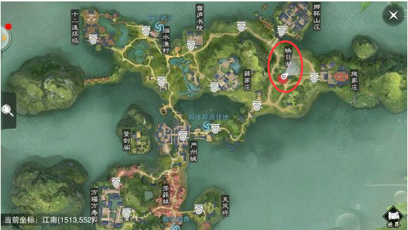 楚留香6月27日坐观万象位置一览