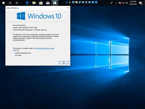 Win10 RS5 RTM版本号曝光：Build 17746