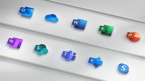 微软Office图标更新：如此现代、简约